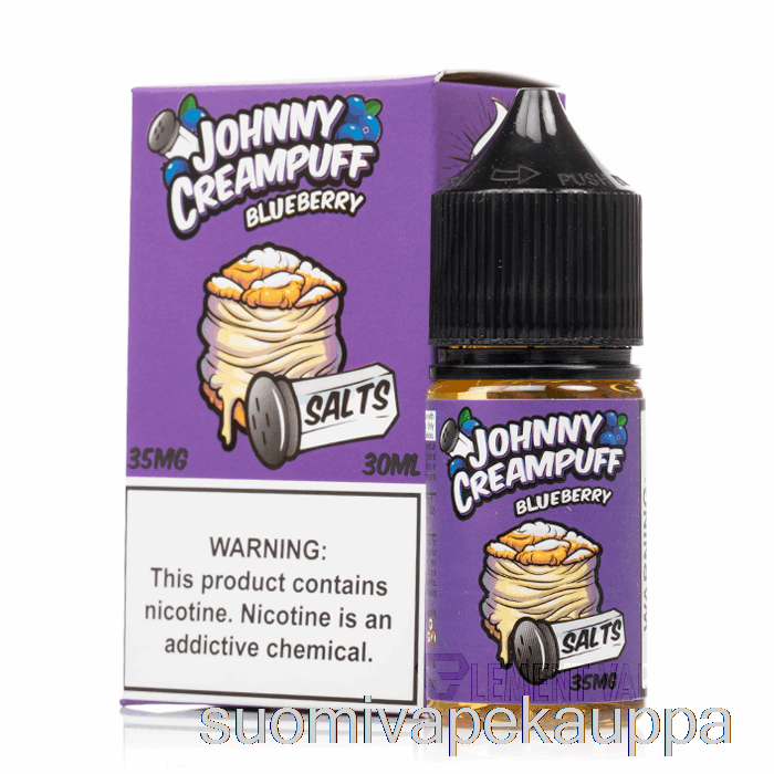 Vape Suomi Mustikka - Johnny Creampuff Suolat - 30ml 35mg